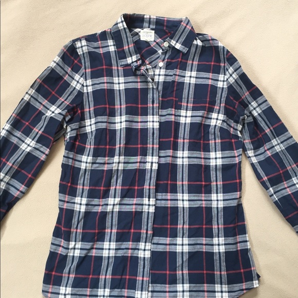 Plaid J Crew button down - Picture 2 of 2